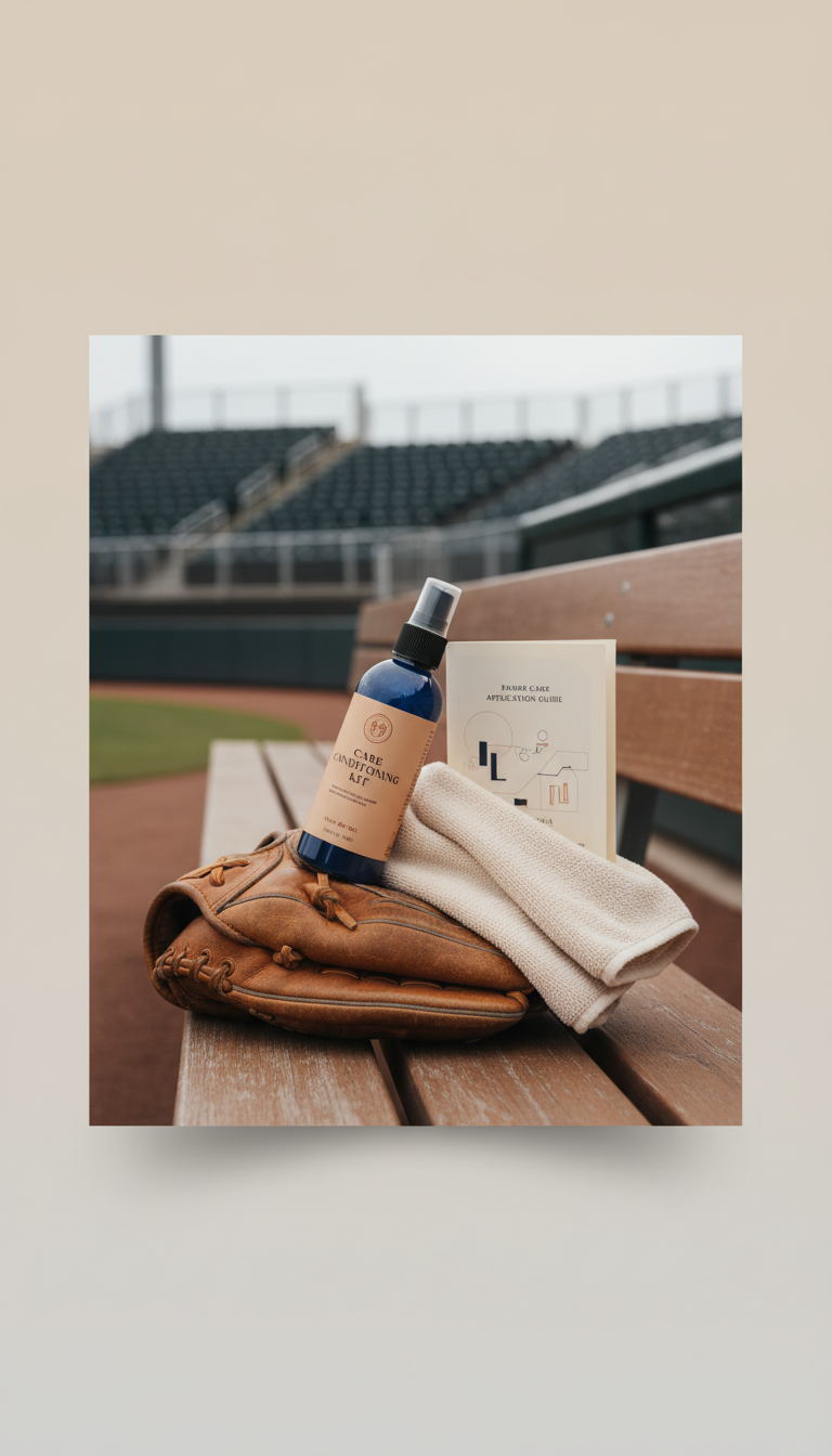 Glove Care Maintenance Kit With Microfiber Towel